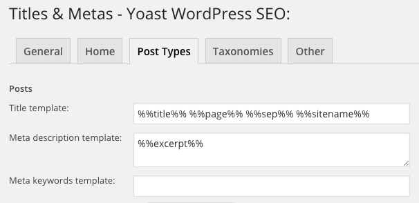 excerpt yoast seo