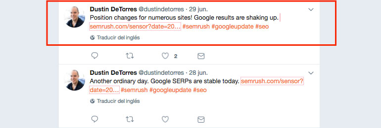 actualizacion algoritmo google junio 2017
