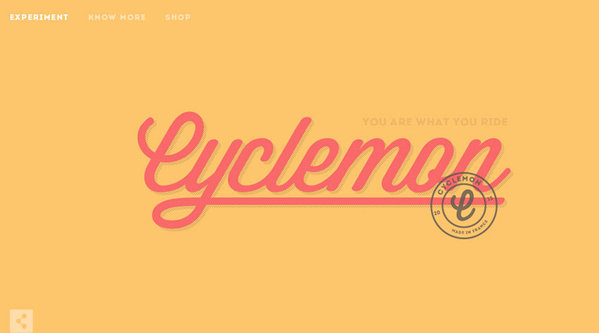 cyclemon diseño web Minimalista