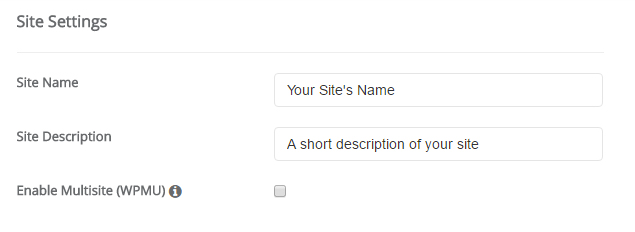 ingresar nombre sitio descripcion