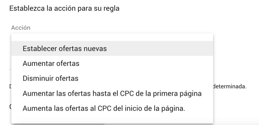 reglas oferta nueva google ads