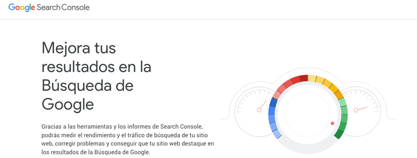 registro de sitio web en google search console