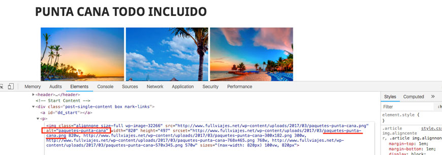 optimizacion-imagenes alt text agencias viajes