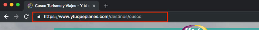 Optimización de urls de agencias de viajes peru