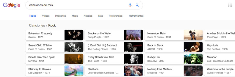 fragmentos enriquecidos listado videos