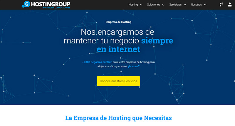 hostingroup proveedor de hosting peru