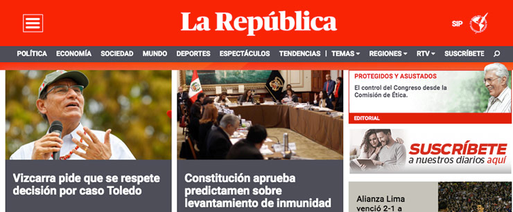 la republica portal web noticias peru