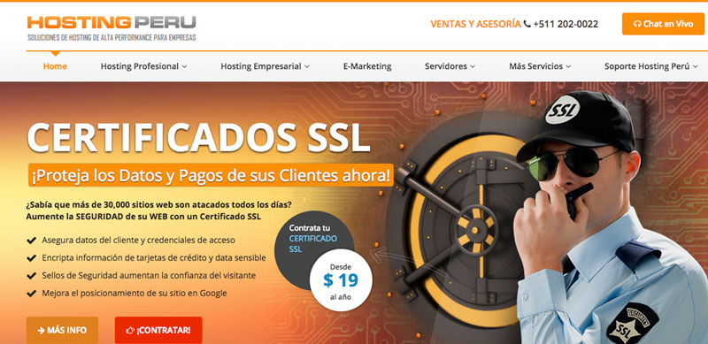 hosting peru proveedores hosting